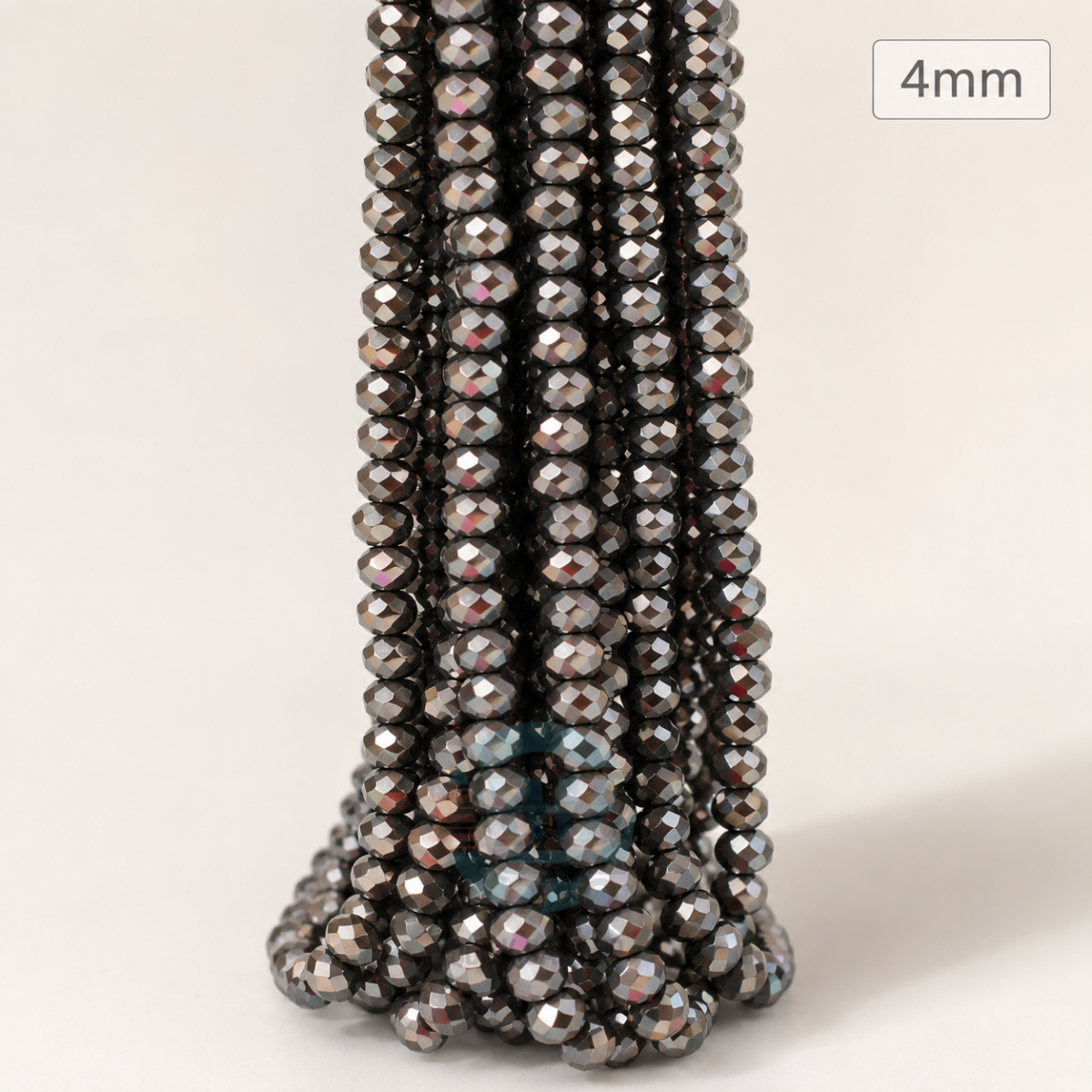 4mm Crystal Beads for jewelry making with faceted sparkling finish in multiple colors