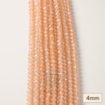 4mm Crystal Beads for jewelry making with faceted sparkling finish in multiple colors