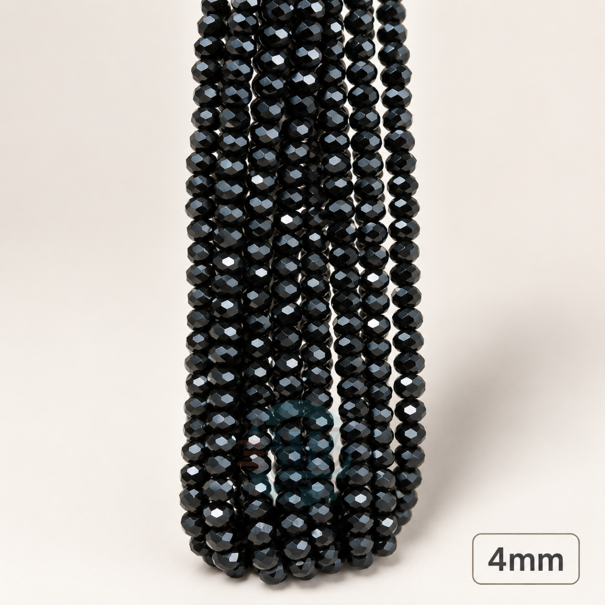 4mm Crystal Beads for jewelry making with faceted sparkling finish in multiple colors