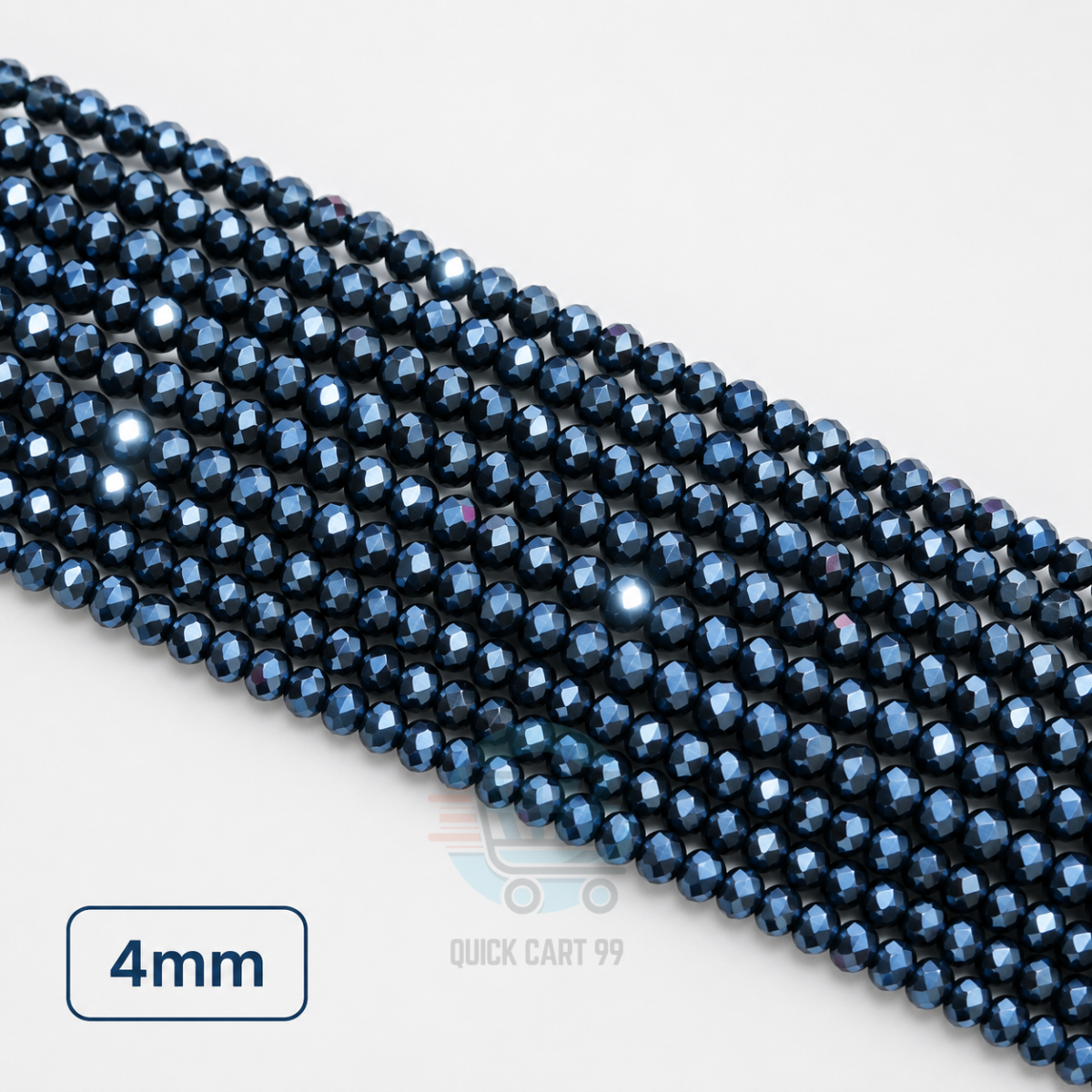 4mm Crystal Beads for jewelry making with faceted sparkling finish in multiple colors