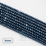 4mm Crystal Beads for jewelry making with faceted sparkling finish in multiple colors