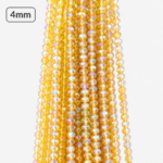 4mm Crystal Beads for jewelry making with faceted sparkling finish in multiple colors