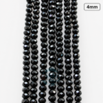 4mm Crystal Beads for jewelry making with faceted sparkling finish in multiple colors