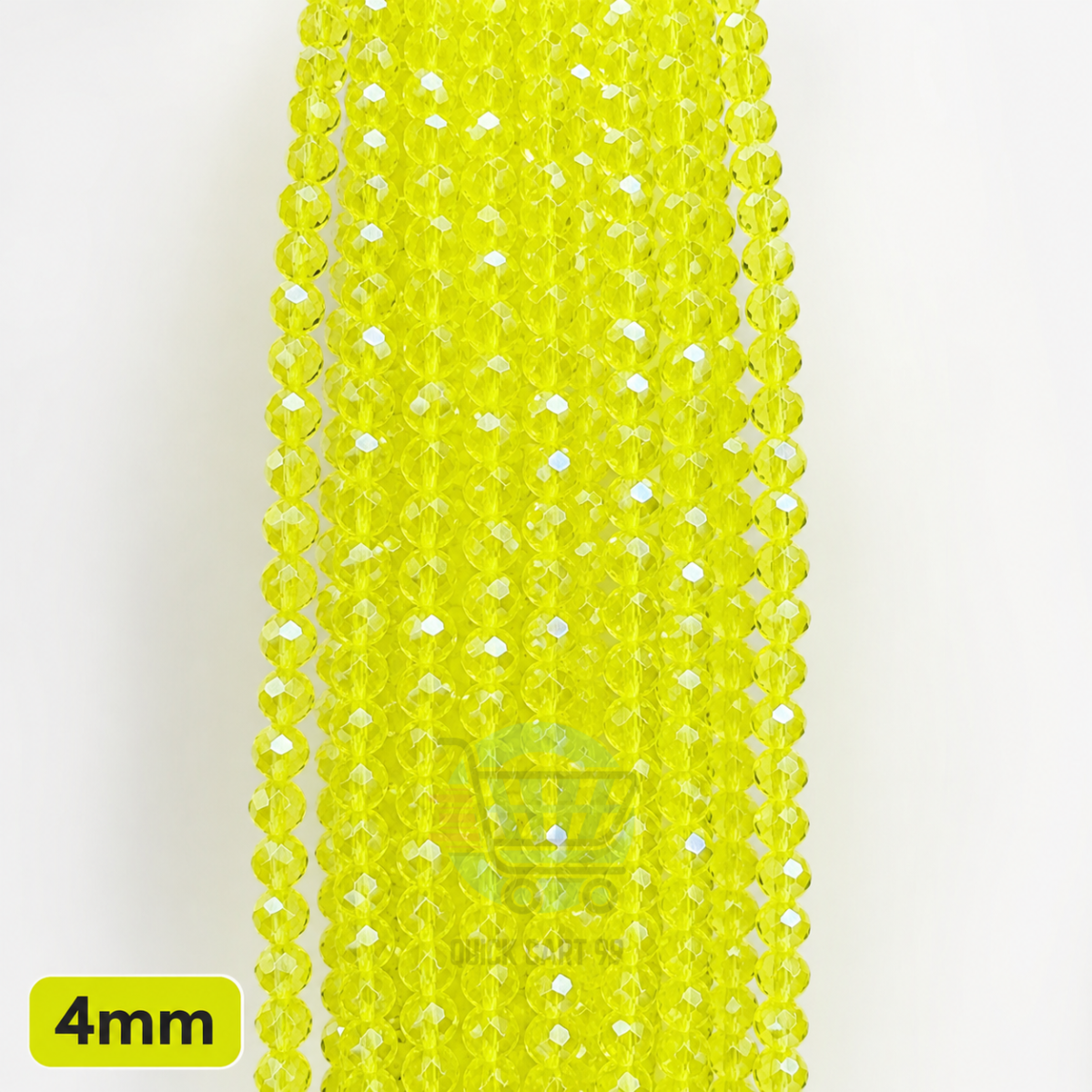 4mm Crystal Beads for jewelry making with faceted sparkling finish in multiple colors