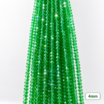 4mm Crystal Beads for jewelry making with faceted sparkling finish in multiple colors