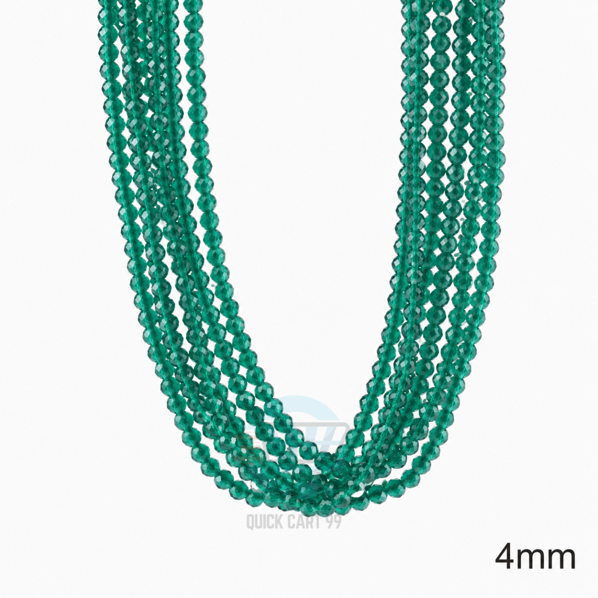 4mm Crystal Beads for jewelry making with faceted sparkling finish in multiple colors
