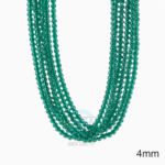 4mm Crystal Beads for jewelry making with faceted sparkling finish in multiple colors