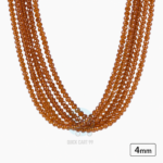 4mm Crystal Beads for jewelry making with faceted sparkling finish in multiple colors