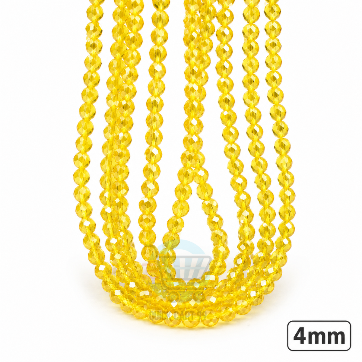 4mm Crystal Beads for jewelry making with faceted sparkling finish in multiple colors
