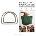 Premium Handbag Handles D Shape