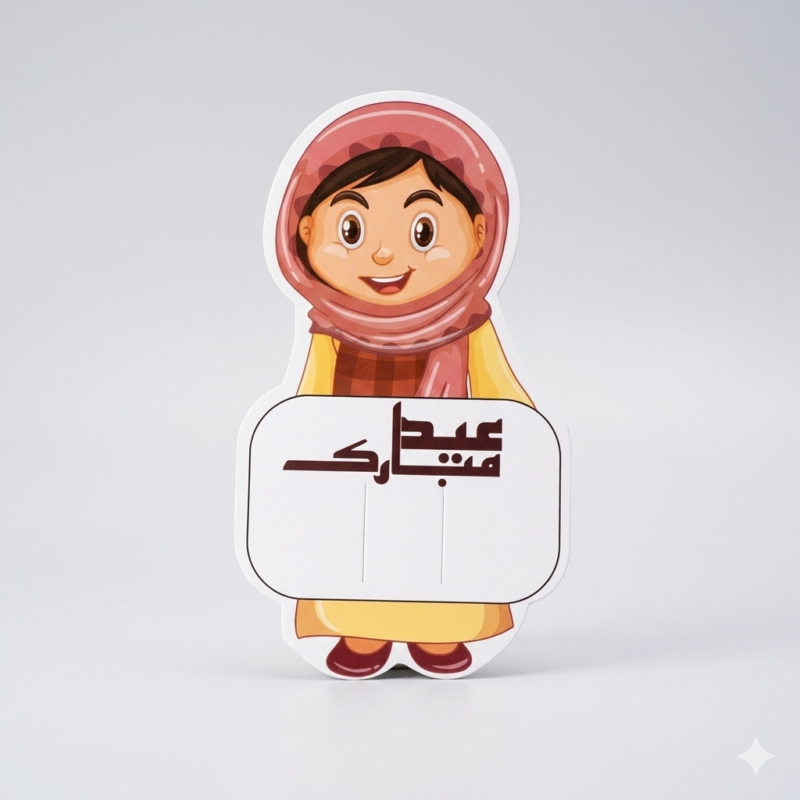 Eid Mubarak Tuck Card