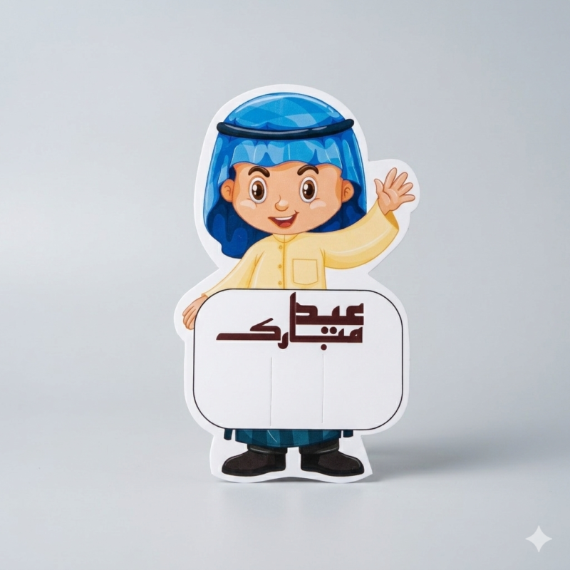 Eid Mubarak Tuck Card