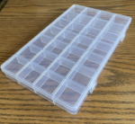 28-Compartment Plastic Organizer Storage Box
