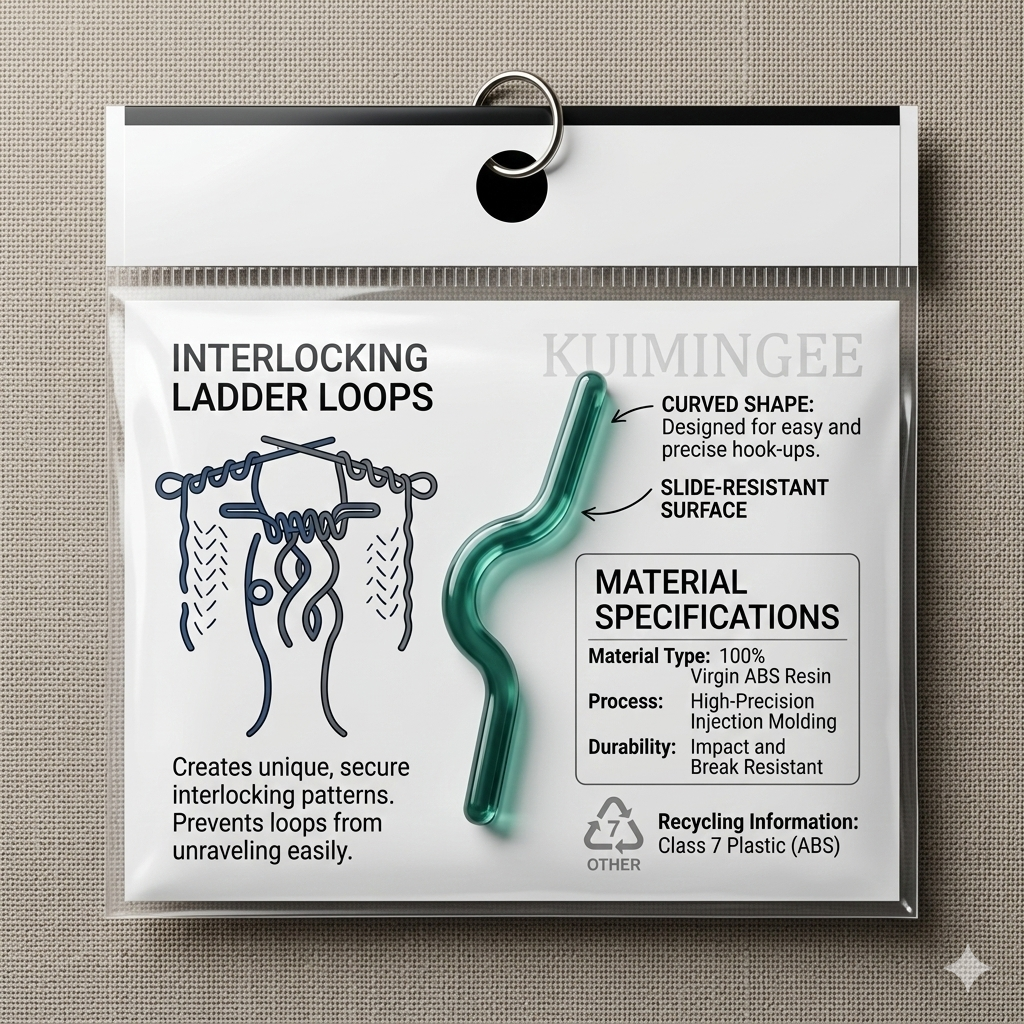 knitting needles curved