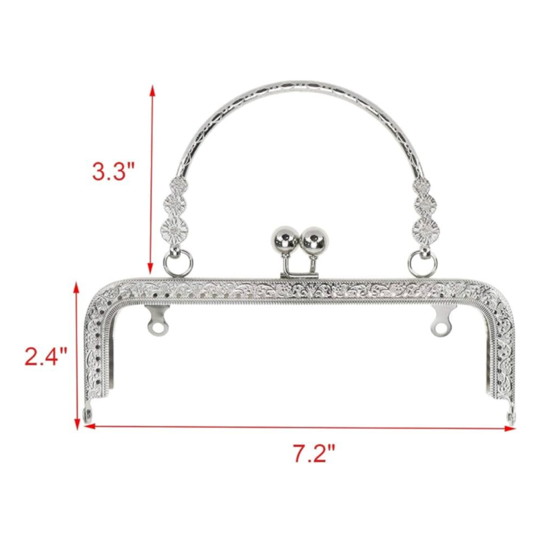 metal clutch with handle