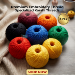 Pack of 4: Premium 2-Ply Cotton Embroidery Thread