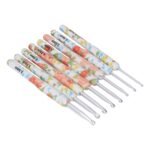 Stainless Steel 8pc Ergonomic Crochet Hook Set (2.5-6.0mm) - Image 6