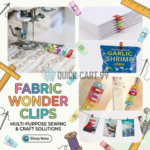 Multi-Color Fabric Wonder Clips for Sewing and Quilting