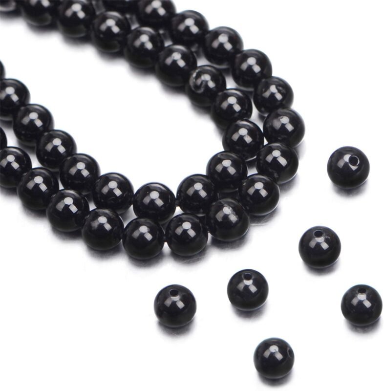 Glossy Marble Beads for jewellery making in multiple colours