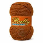 Bally Double Knit yarn for crochet and knitting in pink, yellow, and blue colours, 100% acrylic 3-ply yarn, 70–80 grams each.