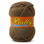 Bally Double Knit yarn for crochet and knitting in pink, yellow, and blue colours, 100% acrylic 3-ply yarn, 70–80 grams each.