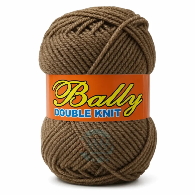 Bally Double Knit yarn for crochet and knitting in pink, yellow, and blue colours, 100% acrylic 3-ply yarn, 70–80 grams each.