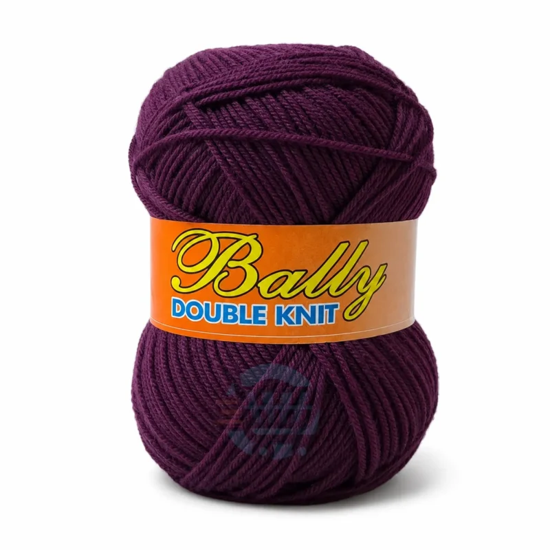 Bally Double Knit yarn for crochet and knitting in pink, yellow, and blue colours, 100% acrylic 3-ply yarn, 70–80 grams each.