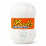Bally Double Knit yarn for crochet and knitting in pink, yellow, and blue colours, 100% acrylic 3-ply yarn, 70–80 grams each.