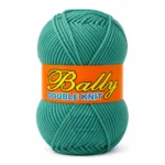 Bally Double Knit yarn for crochet and knitting in pink, yellow, and blue colours, 100% acrylic 3-ply yarn, 70–80 grams each.