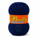 Bally Double Knit yarn for crochet and knitting in pink, yellow, and blue colours, 100% acrylic 3-ply yarn, 70–80 grams each.