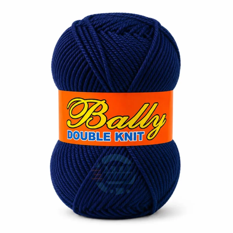 Bally Double Knit yarn for crochet and knitting in pink, yellow, and blue colours, 100% acrylic 3-ply yarn, 70–80 grams each.