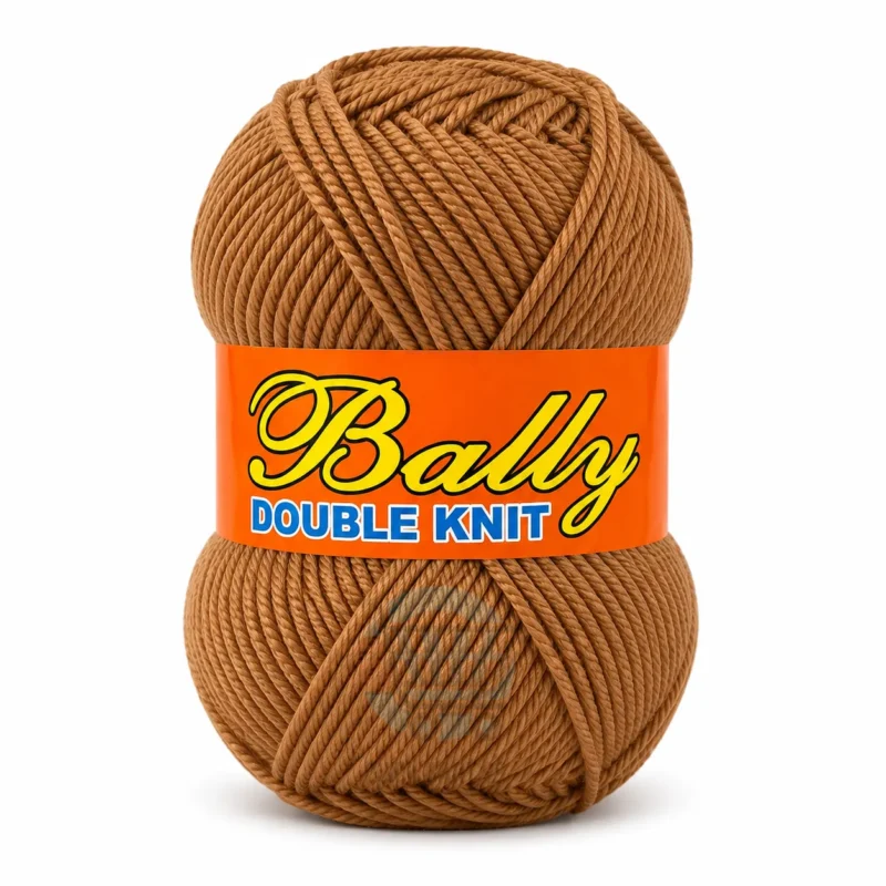 Bally Double Knit yarn for crochet and knitting in pink, yellow, and blue colours, 100% acrylic 3-ply yarn, 70–80 grams each.