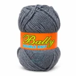 Bally Double Knit yarn for crochet and knitting in pink, yellow, and blue colours, 100% acrylic 3-ply yarn, 70–80 grams each.