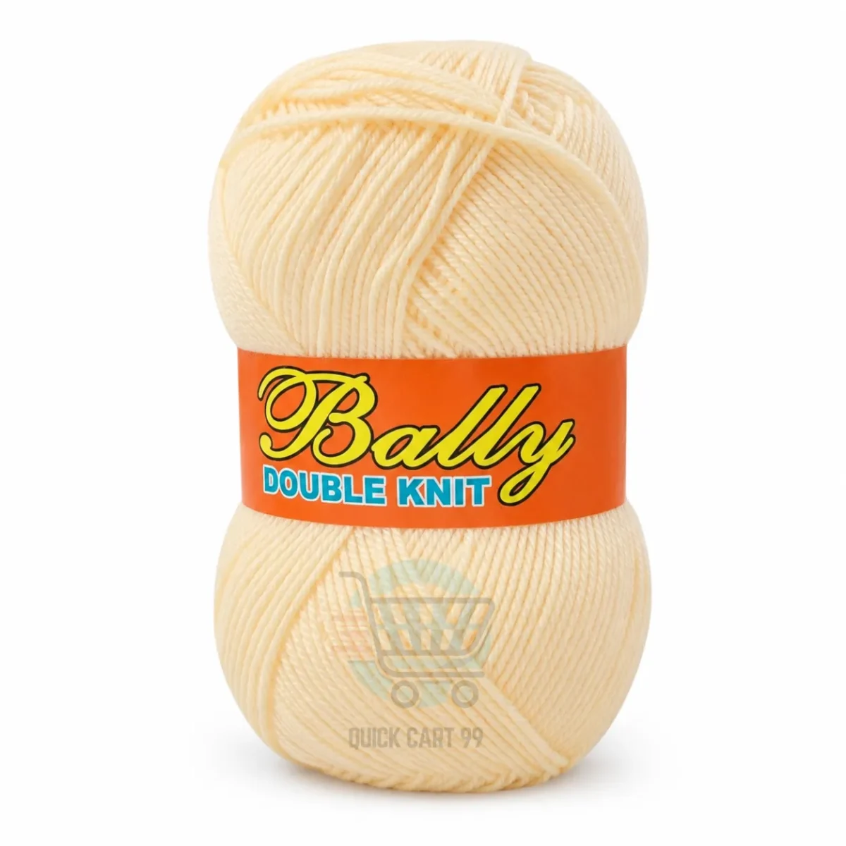 Bally Double Knit yarn for crochet and knitting in pink, yellow, and blue colours, 100% acrylic 3-ply yarn, 70–80 grams each.