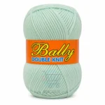 Bally Double Knit yarn for crochet and knitting in pink, yellow, and blue colours, 100% acrylic 3-ply yarn, 70–80 grams each.