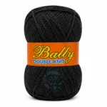 Bally Double Knit yarn for crochet and knitting in pink, yellow, and blue colours, 100% acrylic 3-ply yarn, 70–80 grams each.