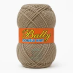 Bally Double Knit yarn for crochet and knitting in pink, yellow, and blue colours, 100% acrylic 3-ply yarn, 70–80 grams each.