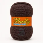 Bally Double Knit yarn for crochet and knitting in pink, yellow, and blue colours, 100% acrylic 3-ply yarn, 70–80 grams each.