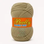Bally Double Knit yarn for crochet and knitting in pink, yellow, and blue colours, 100% acrylic 3-ply yarn, 70–80 grams each.