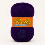 Bally Double Knit yarn for crochet and knitting in pink, yellow, and blue colours, 100% acrylic 3-ply yarn, 70–80 grams each.