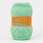 Bally Double Knit yarn for crochet and knitting in pink, yellow, and blue colours, 100% acrylic 3-ply yarn, 70–80 grams each.