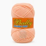 Bally Double Knit yarn for crochet and knitting in pink, yellow, and blue colours, 100% acrylic 3-ply yarn, 70–80 grams each.