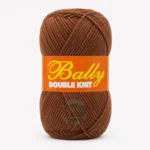 Bally Double Knit yarn for crochet and knitting in pink, yellow, and blue colours, 100% acrylic 3-ply yarn, 70–80 grams each.
