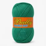 Bally Double Knit yarn for crochet and knitting in pink, yellow, and blue colours, 100% acrylic 3-ply yarn, 70–80 grams each.
