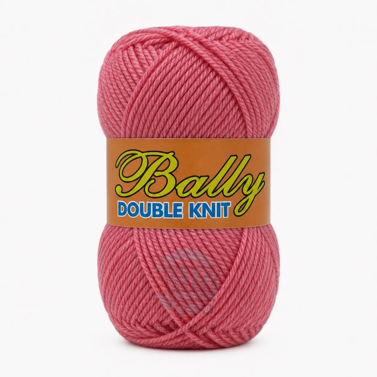 Bally Double Knit yarn for crochet and knitting in pink, yellow, and blue colours, 100% acrylic 3-ply yarn, 70–80 grams each.