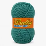 Bally Double Knit yarn for crochet and knitting in pink, yellow, and blue colours, 100% acrylic 3-ply yarn, 70–80 grams each.