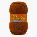 Bally Double Knit yarn for crochet and knitting in pink, yellow, and blue colours, 100% acrylic 3-ply yarn, 70–80 grams each.
