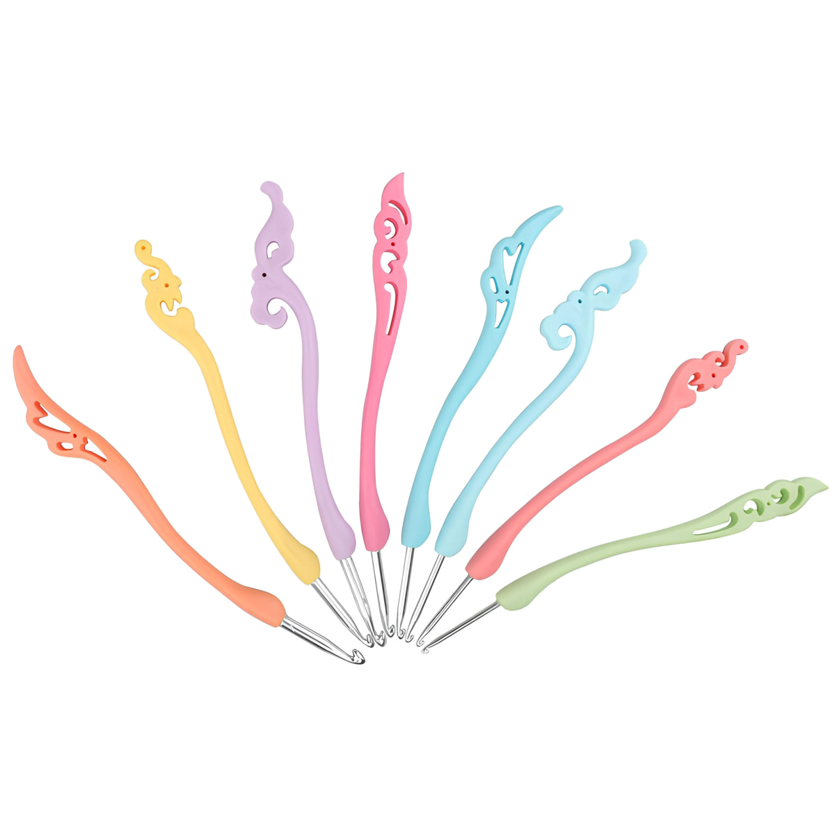 Decor Ergonomic Crochet Hooks Set Pack of 8 - Image 2