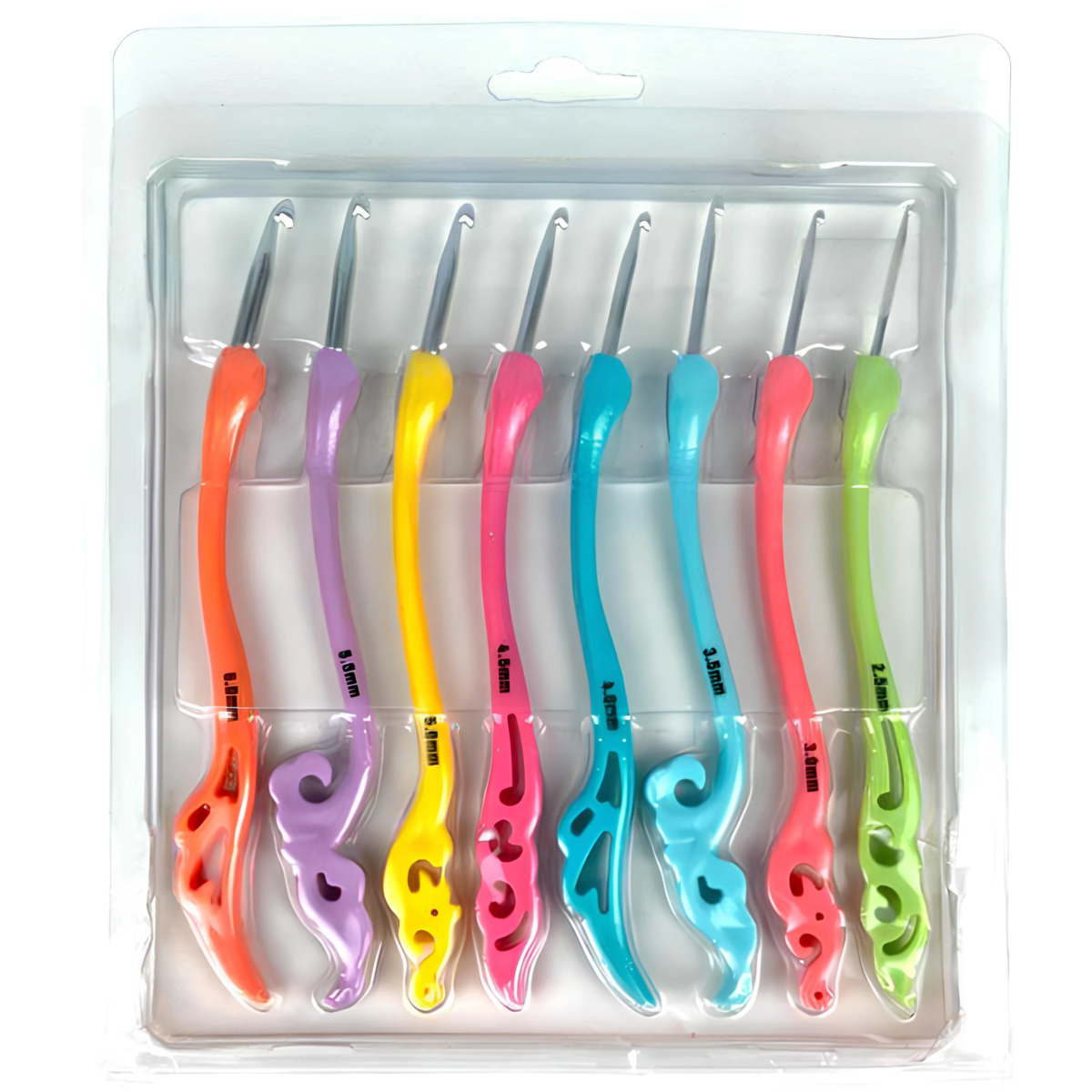 Decor Ergonomic Crochet Hooks Set Pack of 8 - Image 4