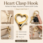 Heart Shape Clasp Hook